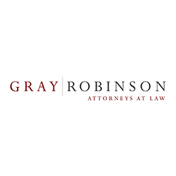 restaurant consultant clients, gray & robinson attorneys logo